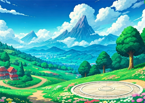 Pokémon Valley (Pokémon) - Large + 4x Shelves