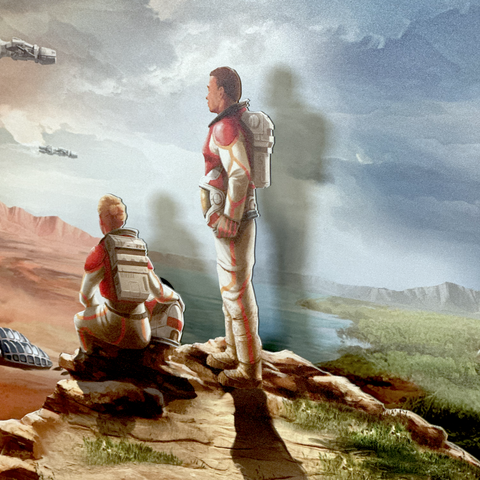 Terraforming Mars: Ares Expedition – 3D Metal Poster [ONLY 30 Copies made]