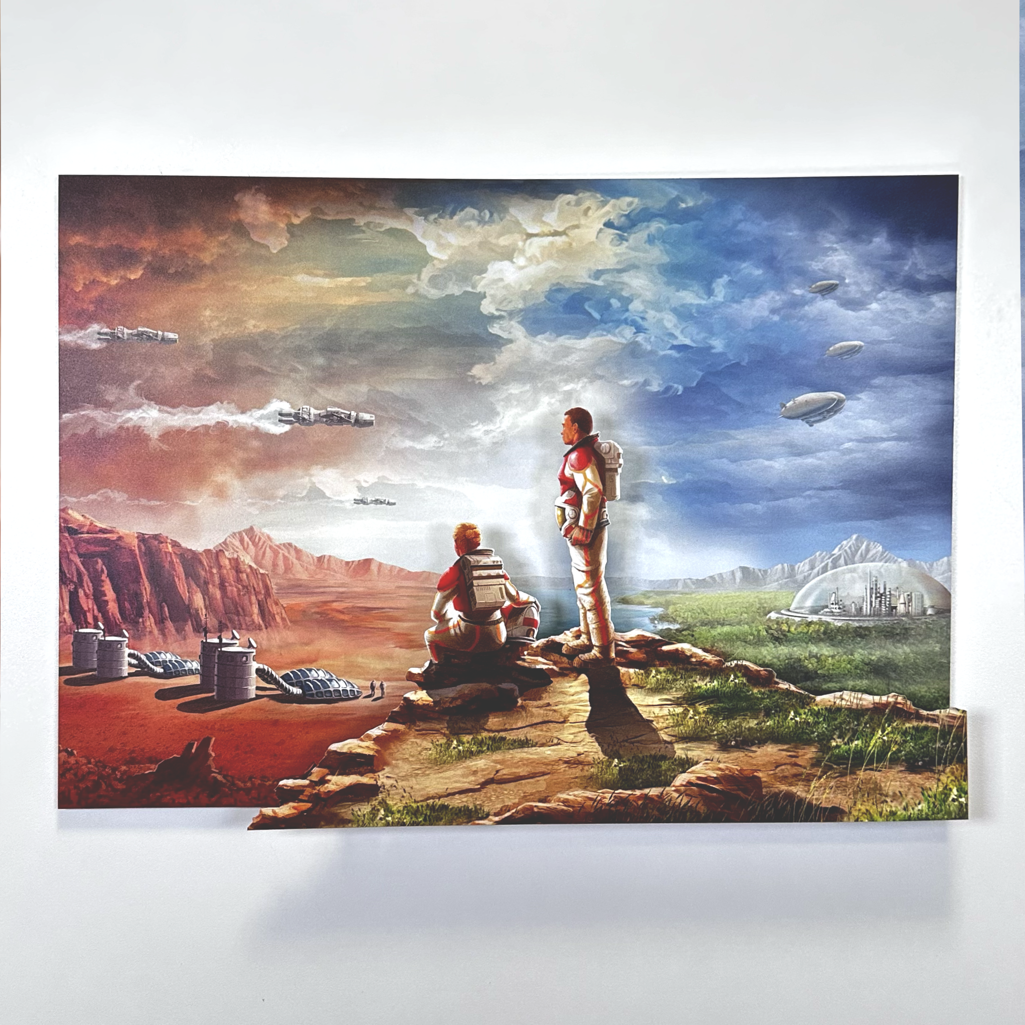Terraforming Mars: Ares Expedition – 3D Metal Poster [ONLY 30 Copies made]